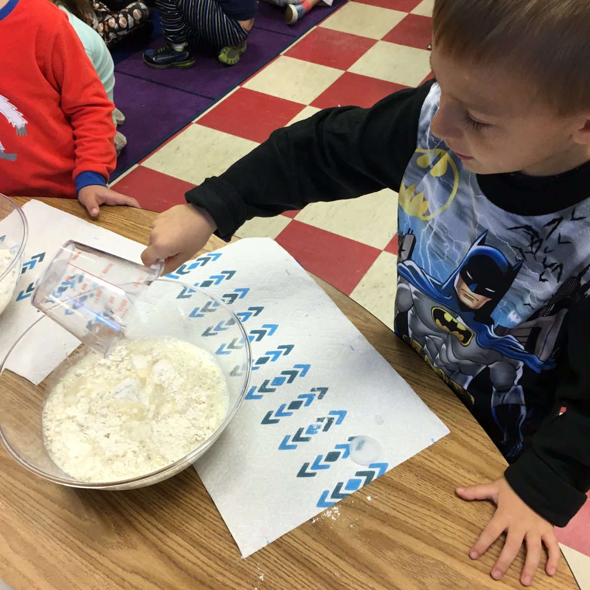 mrsvalvo_'s tweet photo. ...and the winner is pancakes! Happy Pajama Day! #learningisfun #funwithfundations @Hampton_Street https://t.co/zHjYZ7PA6b