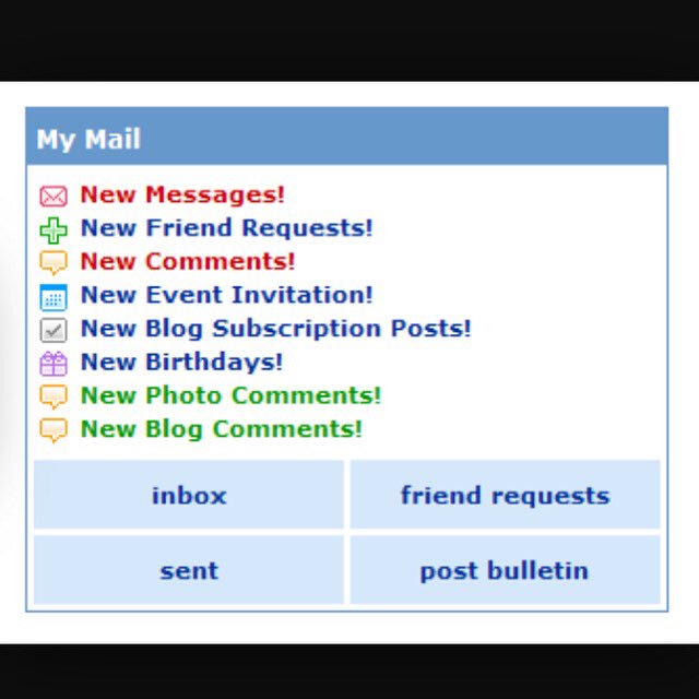 Who remembers the myspace days