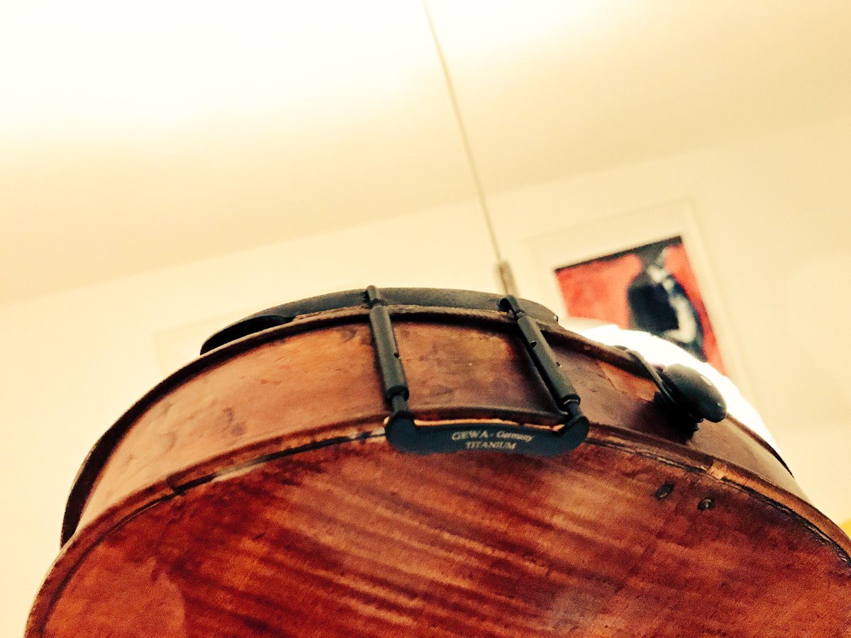 Violandy78's tweet image. My new titanium chinrest screws... goodbye to all of my dirty ugly not anymore white shirt collars.... 😃 thanks to @GEWAmusicOf