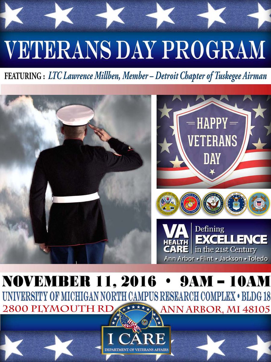 Va Ann Arbor On Twitter Please Join Us For Our Annual Veterans