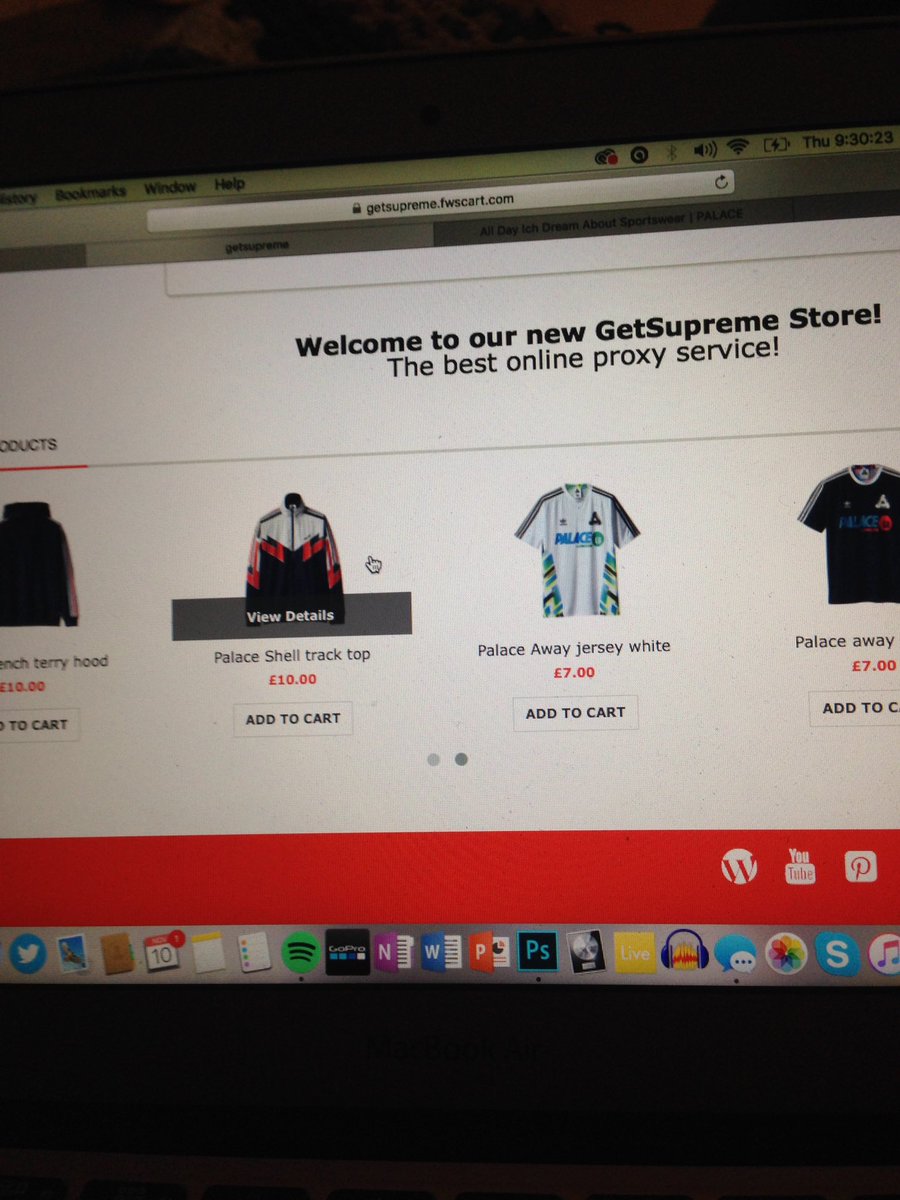 getsupremme's tweet photo. Palace garms are live! So cheap! #supreme #palidas #palace https://t.co/B8GVBq3VOH https://t.co/XAcKnNFjY3