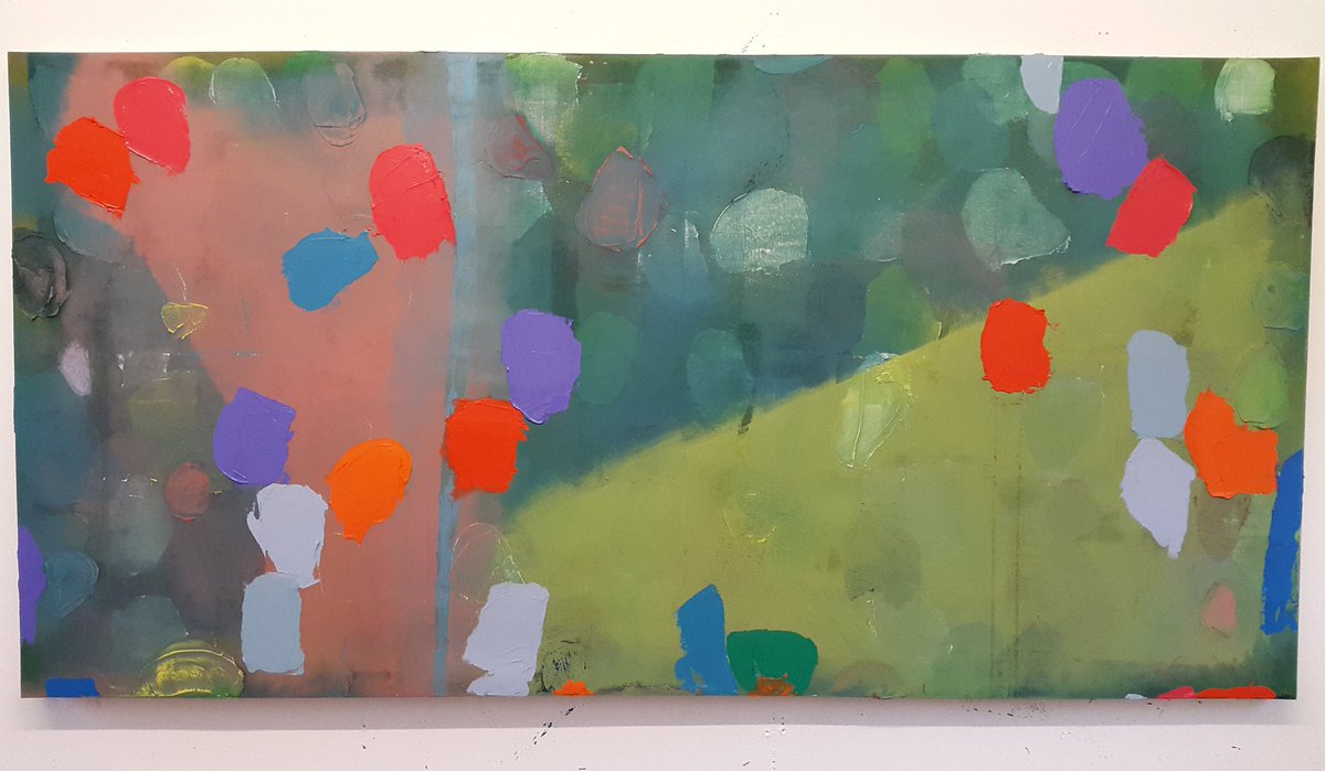 Wip oil on canvas 6ft x 3ft. 
#painting #abstract #WITP #colour #sheffieldissuper #art #london #studio