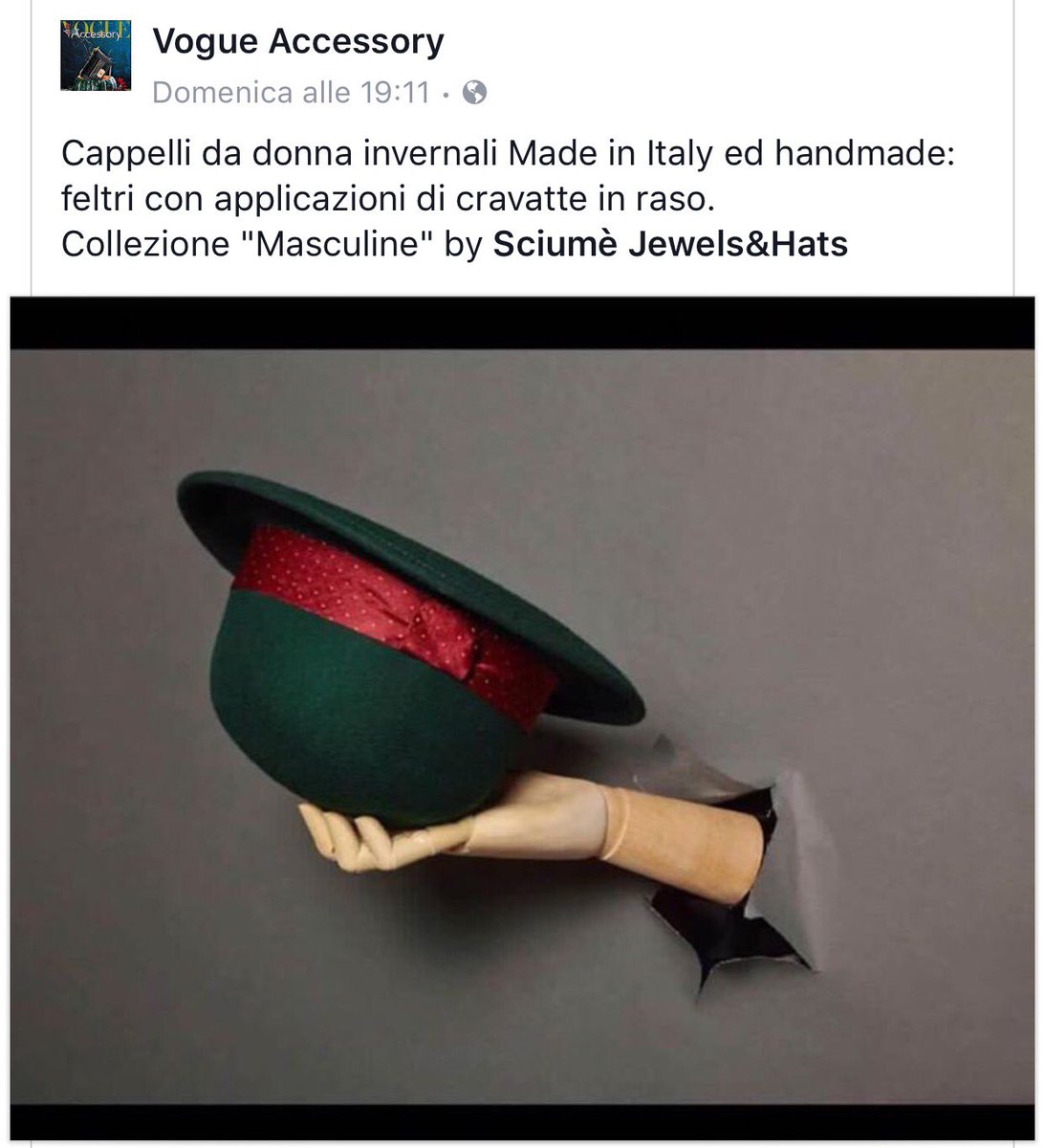 SCIUMEACCESSORI's tweet image. Vogue Accessory support!