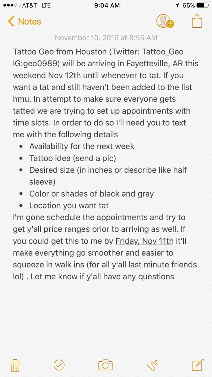iAmkaiLnoKenan's tweet image. Read this if you want a tat, but haven't been added to the list yet