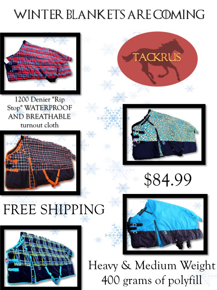 tackrus's tweet image. Get your horses ready for the cold weather with our top of the line blankets! Find them here: stores.ebay.com/Tackmarket/_i.…