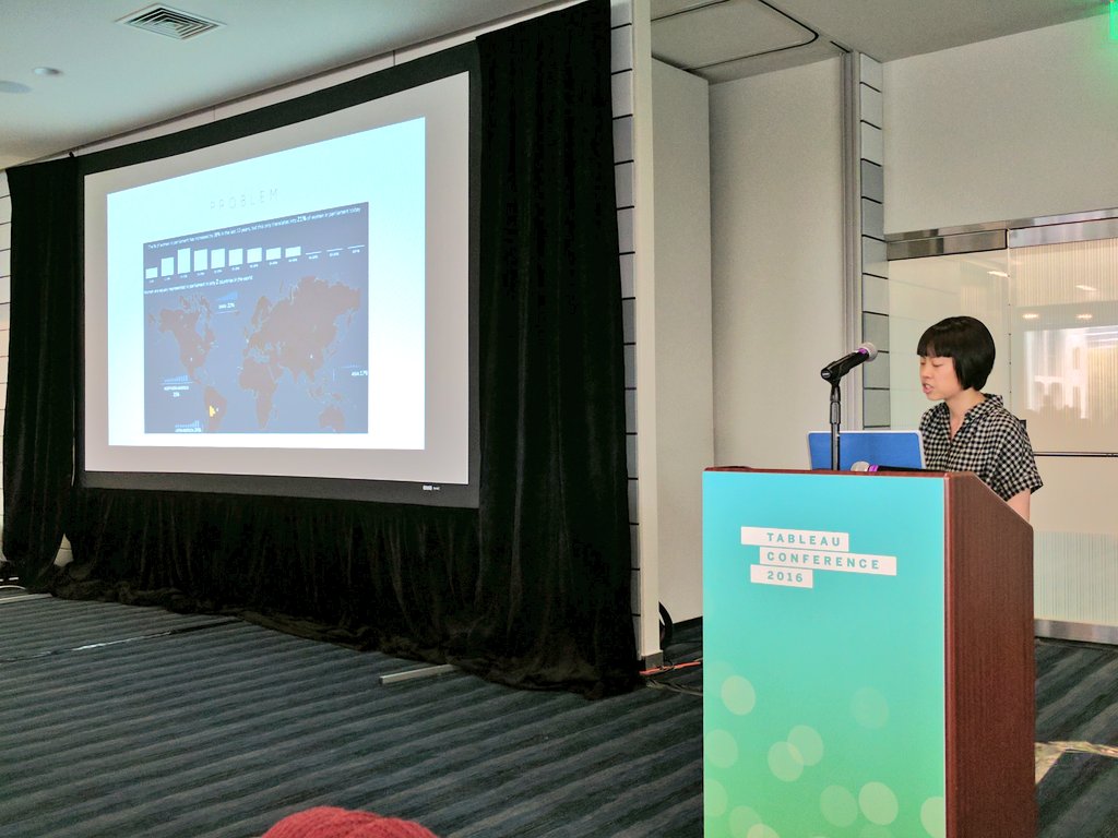 DataRemixed's tweet photo. The 2nd #data16fanalytics presenter is @datachloe of @twitter. Here's her @tableaupublic profile page: https://t.co/qaBqiMsk9O https://t.co/lMXbqQrXKv