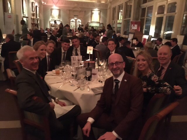 LawBlacks's tweet image. The @LawBlacks table at the @GaleyLad @AndrewGale2016 dinner in the Long Room at #Lords tonight