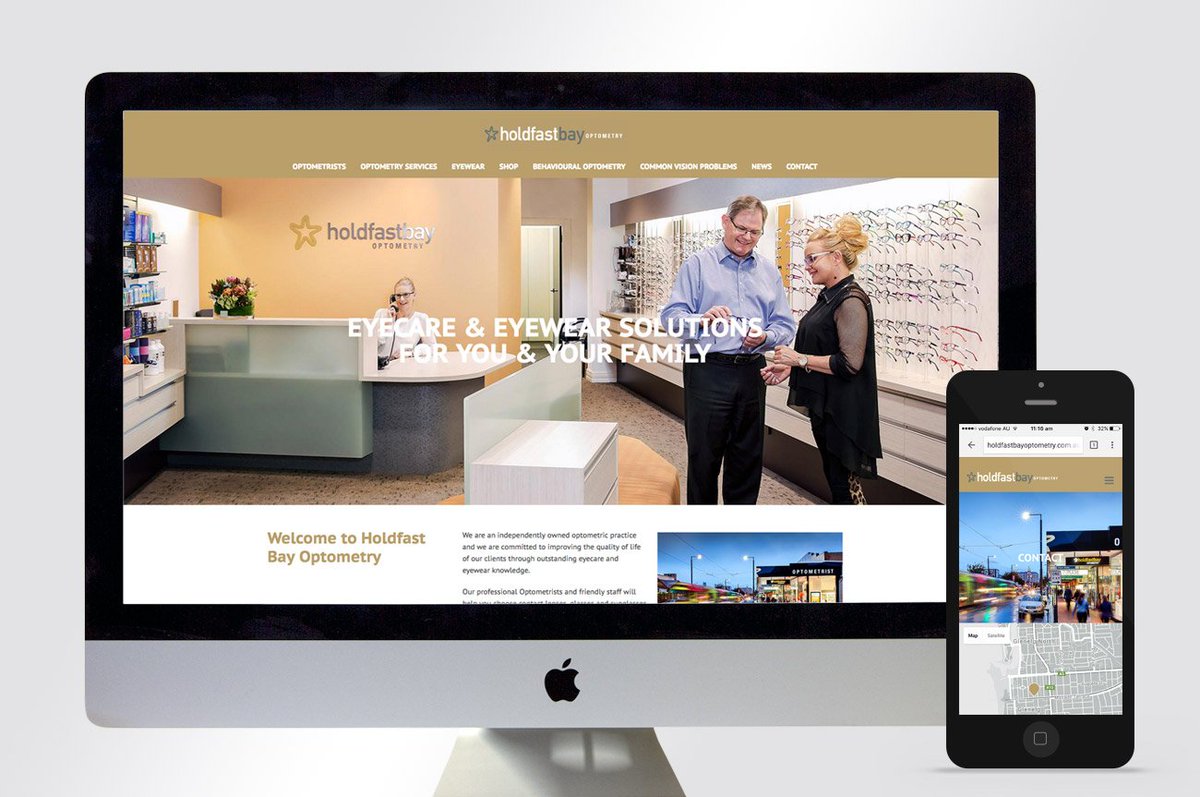 DesignAdelaide's tweet image. Flux recently completed the design and development of Holdfast Bay Optometry's new website and online store goo.gl/bzGKEu