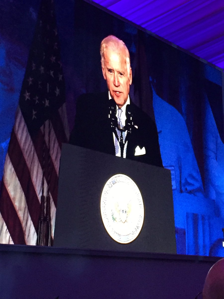 randasafady's tweet image. Thank you, VP Biden, for sharing your vision of hope tonight at the  75th anniversary of @mdanderson,#makingcancerhistory