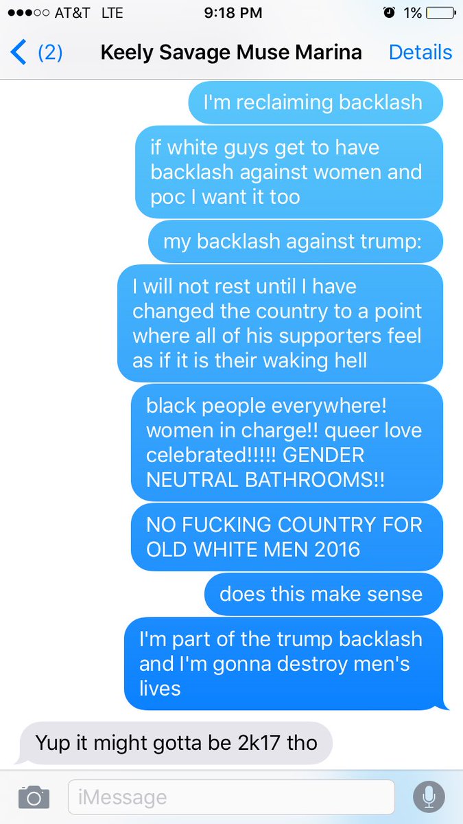 carmenriosss's tweet image. my new movement: #trumpbacklash, aka formally committing to my life's work of making white men irrelevant