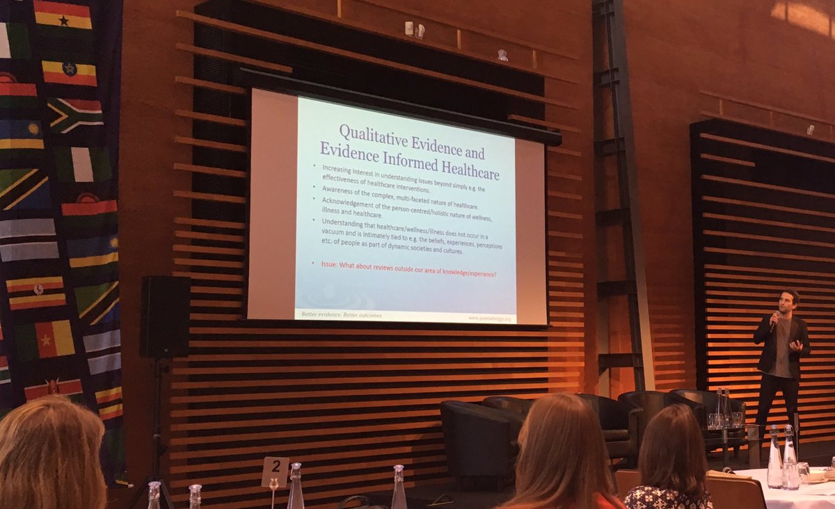 New approaches to synthesizing qualitative evidence #JBI20