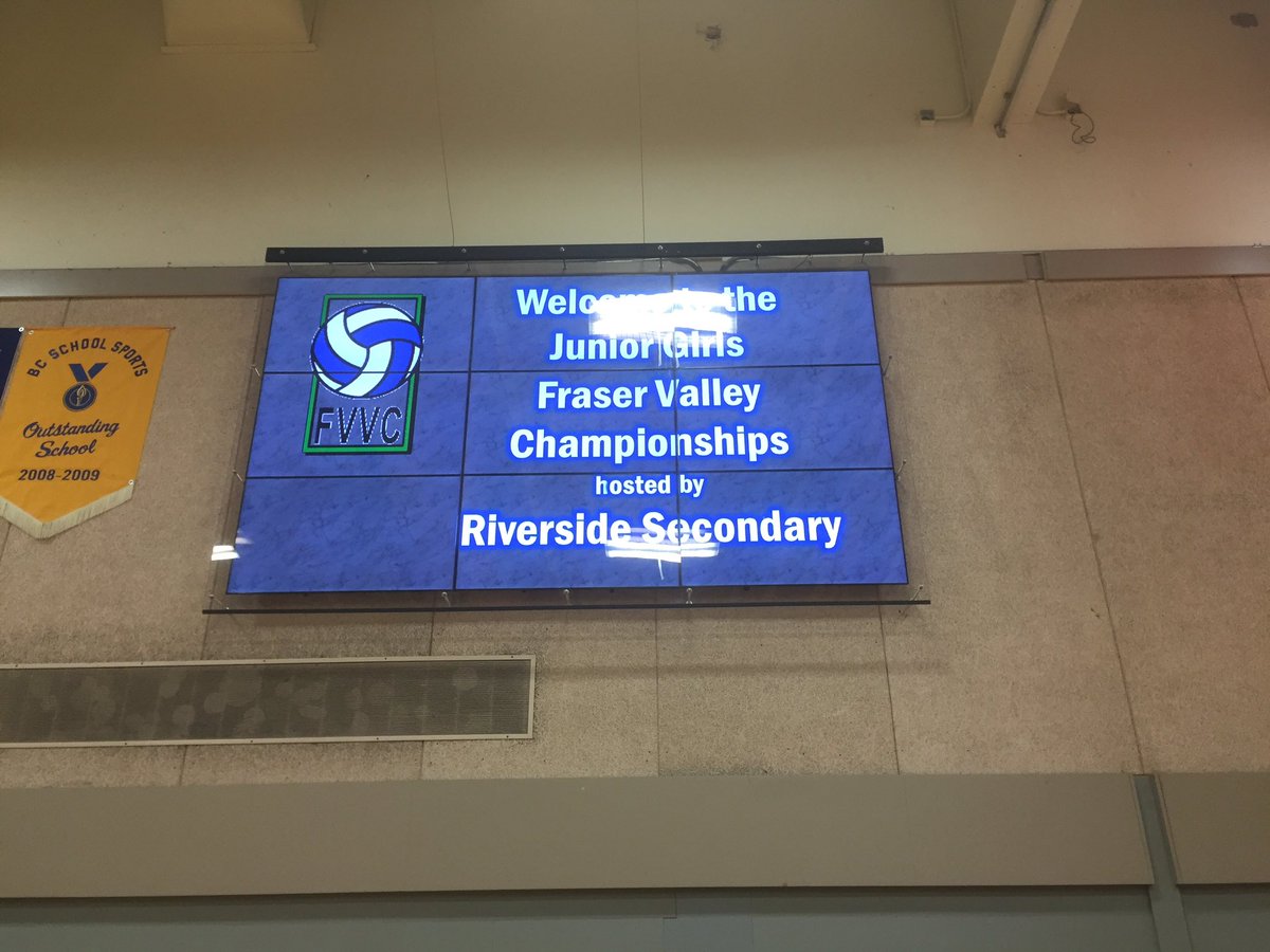 rsideathletics's tweet photo. Stage is set. Jr Girls Fraser Valleys Final Day. Semi Final 4pm @rside43 v @EarlMarriottSec Go Rapids! @RapidEvent @CSSAASD43 https://t.co/fZyBe9OIP4
