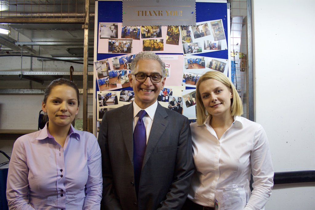 Violeta and Katarzyna showing me the ropes &amp; the ways <a href="/AndazLondon/">Andaz London Liverpool Street</a> recognizes it incredible team members. #HyattFamily