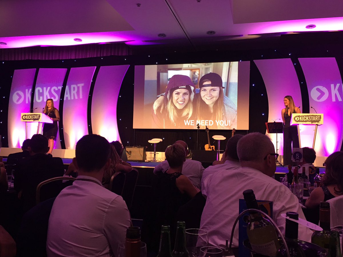 CWBgrp's tweet photo. Tonight we're at a great event from @baldwinsandco where @thesnooksgirls have just won #KickStart2016 . Congrats girls, well deserved! https://t.co/qBw8OxLqTu