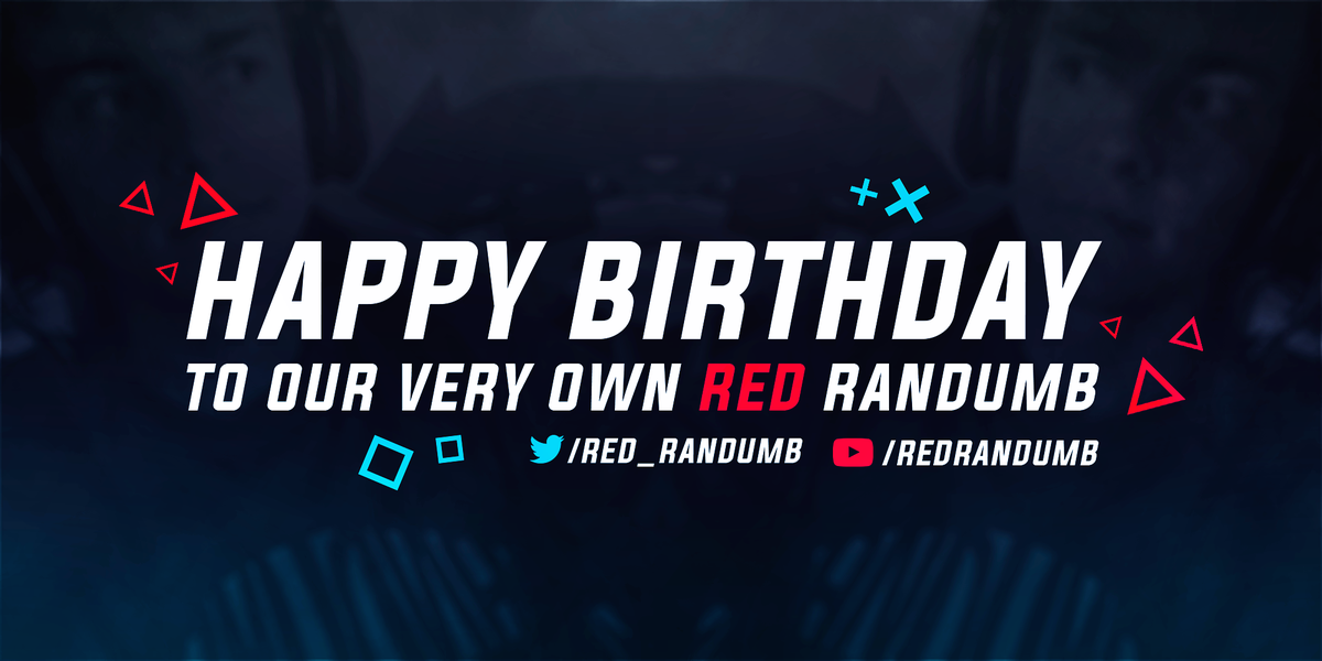 Nordavindgg's tweet image. HAPPY BIRTHDAY to our very own @Red_Randumb who turned 21 today!