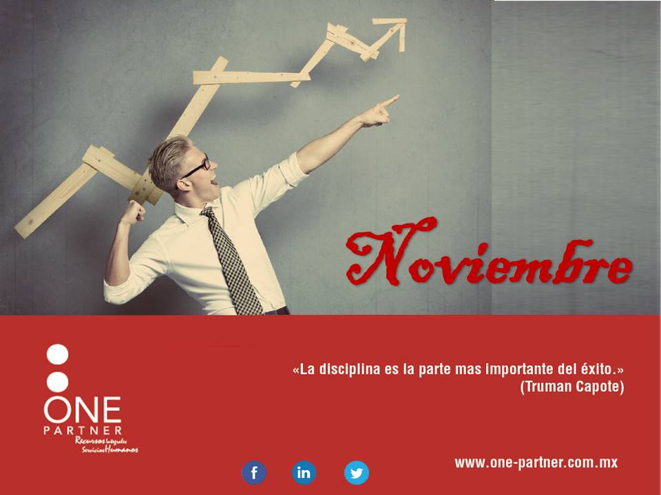 ComunicacionOP's tweet image. "La disciplina es la parte mas importante del éxito."
#onepartner #noviembre
