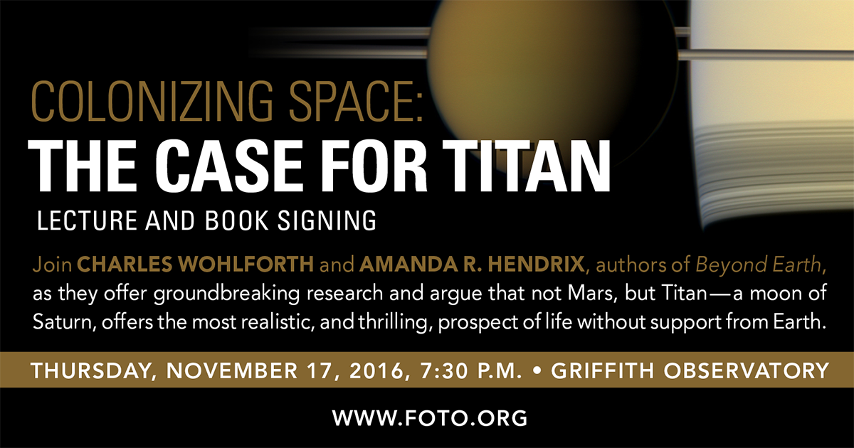 Join us for our next exciting Cosmic Musings presentation!
Register at foto.org - All proceeds support #GriffithObservatory!