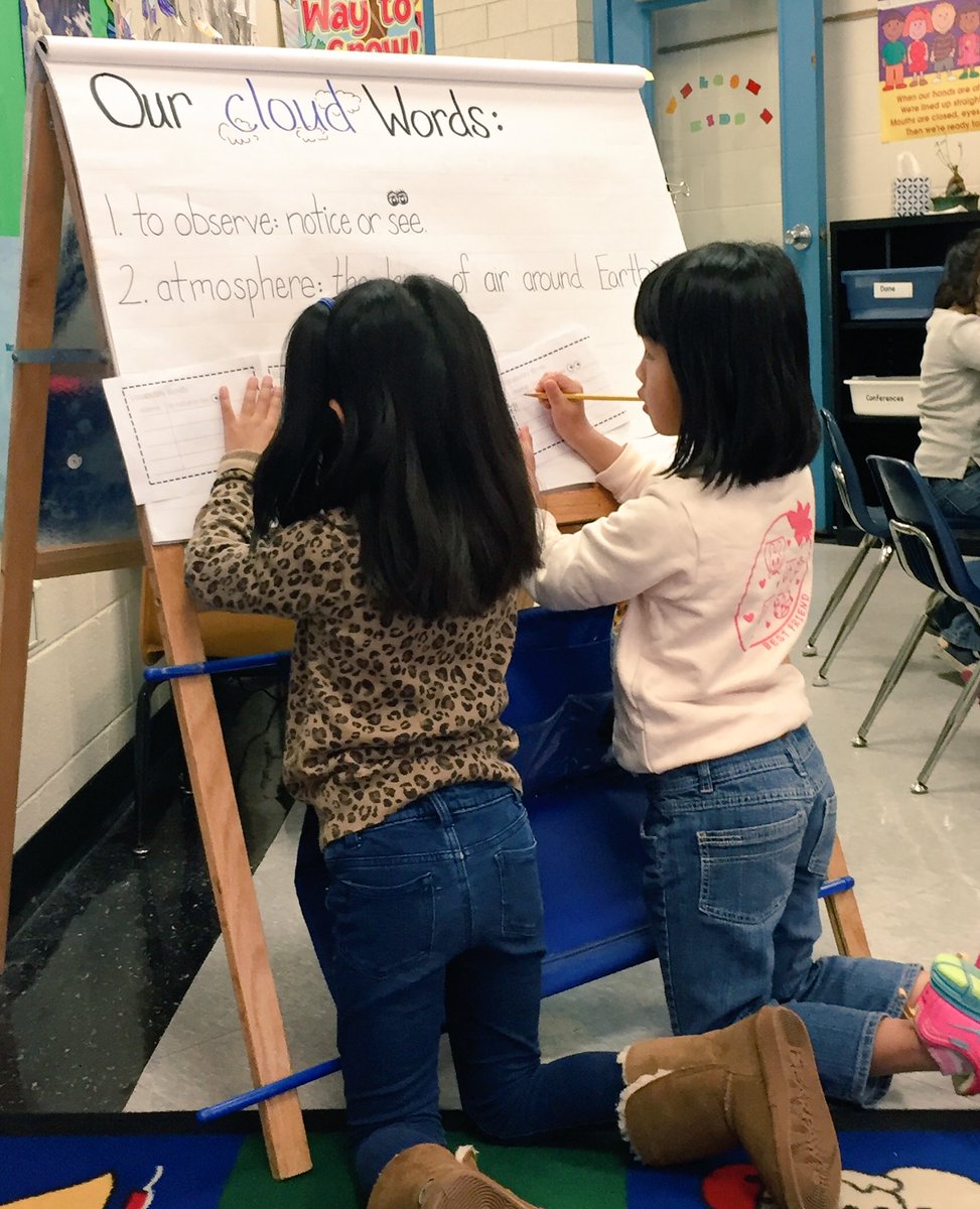 MsPrebenda's tweet photo. Adding key #academic #vocabulary and pictures to our cloud books, so that ALL Ss can express their #learning! #EducationForAll #ELL #SIOP https://t.co/F88IBJrUSC