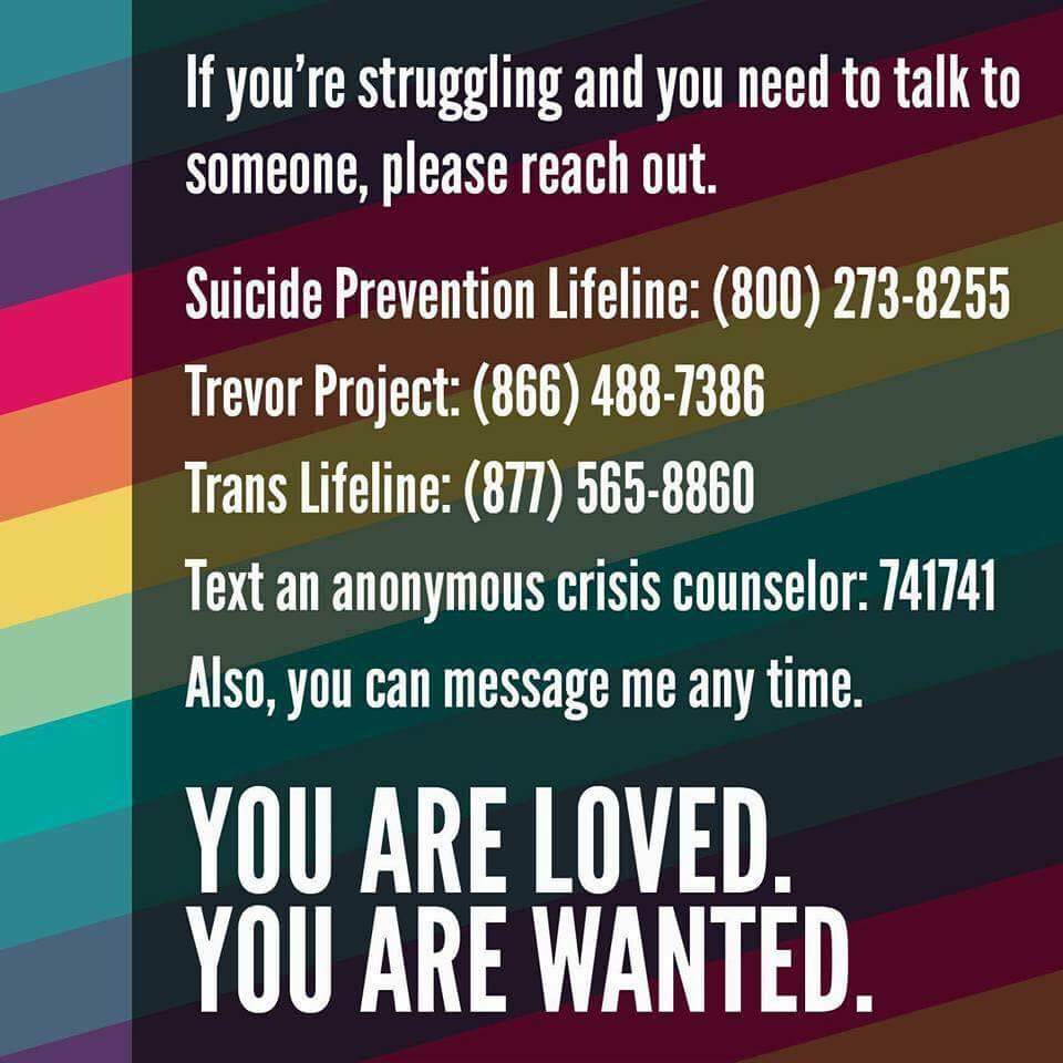 trans_ohio's tweet photo. Please reach out to someone you know personally or call any of these numbers. There are people out there who care immensely. https://t.co/q7x4JYjDf6