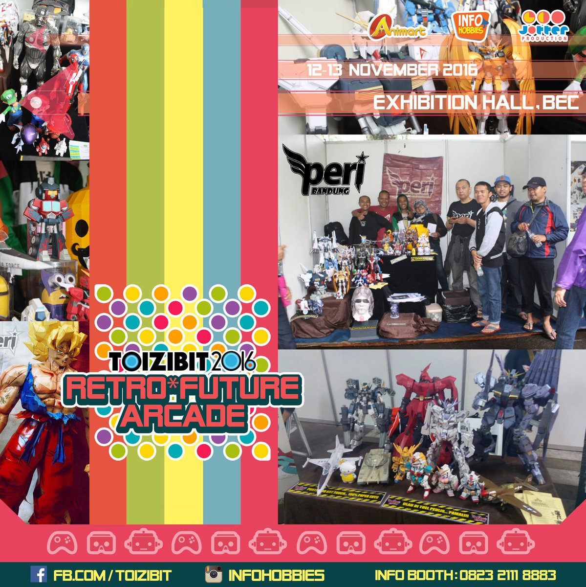 #Toizibit2016 12-13 Nov 2016 <a href="/BEC_online/">Istana BEC</a> Exhibition Hall #infohobbies #animart #jotter360 
Jangan LUpa yaaa Sabtu-Minggu ini guys