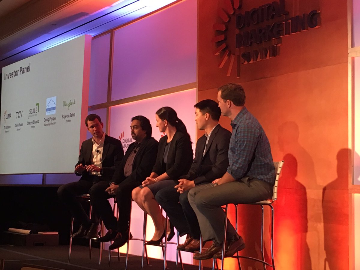 LUMA_partners's tweet photo. "Investor Panel" with @jtbatson, @dougpepper, @StaceyCurry, @rbatra, and David Yuan at #DMS16 https://t.co/s8OhQLgf5S