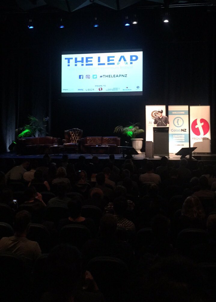 melgrainger's tweet photo. Best event I've been to in years #THELEAPNZ https://t.co/d9bWGySRGZ