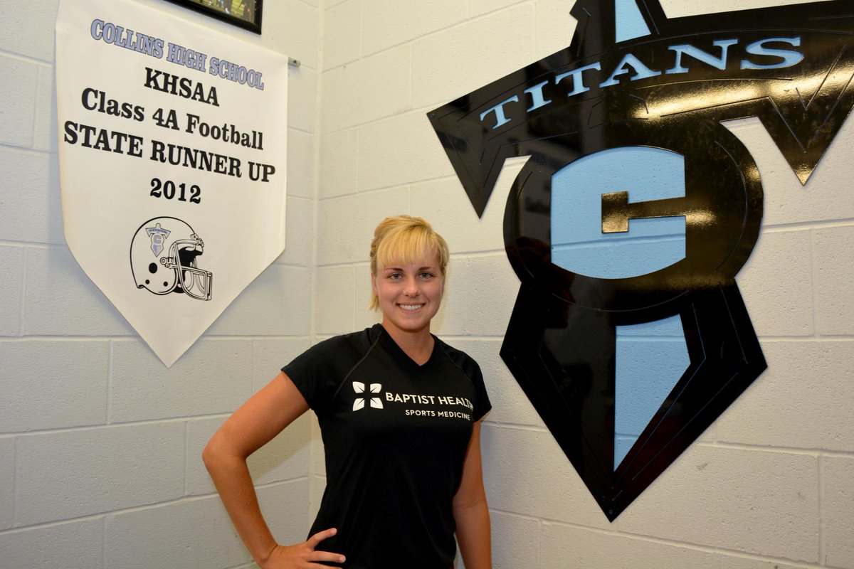 BHLouisville's tweet photo. Baptist Health Sports Medicine is proud to support @MLCHS_Athletics &amp; athletic trainer, Merri Schmitt. #elevatingperformance https://t.co/coBiq599ow