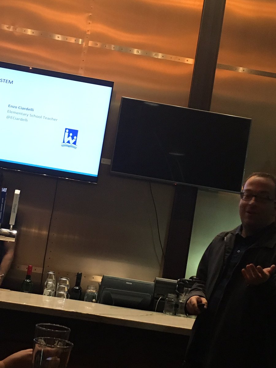 zbpipe's tweet photo. @ECiardelli from #hwdsb delivering an excellent presentation #ignite about coding, programming, and design. Awesome job Enzo!! #bit2016 https://t.co/9MaoyYPung