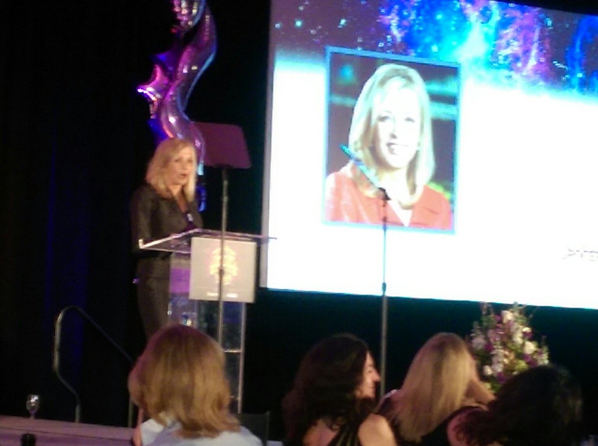 pgrocer's tweet photo. Marie Quintana MCs the presentation of #TopWomen trophies #VelocityGroup #leadership #grocery #retail https://t.co/pOdzfktJoN
