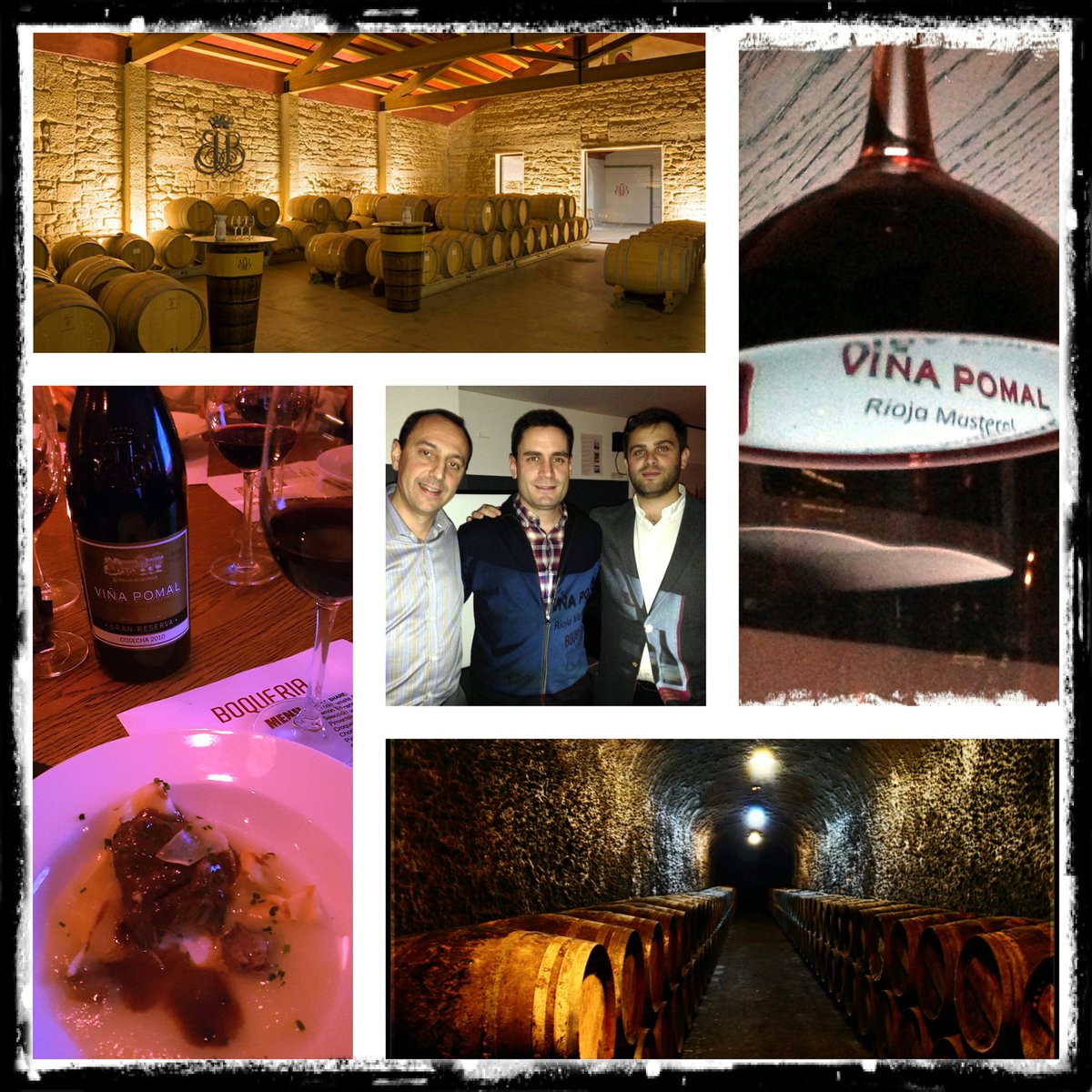 Passion, heart &amp; soul with Alejandro Lopez HeadWinemaker <a href="/vinapomal/">VIÑA POMAL</a> <a href="/BoqueriaTapas/">BOQUERIA</a> gracias por una noche magica! #wine #rioja #food #friends