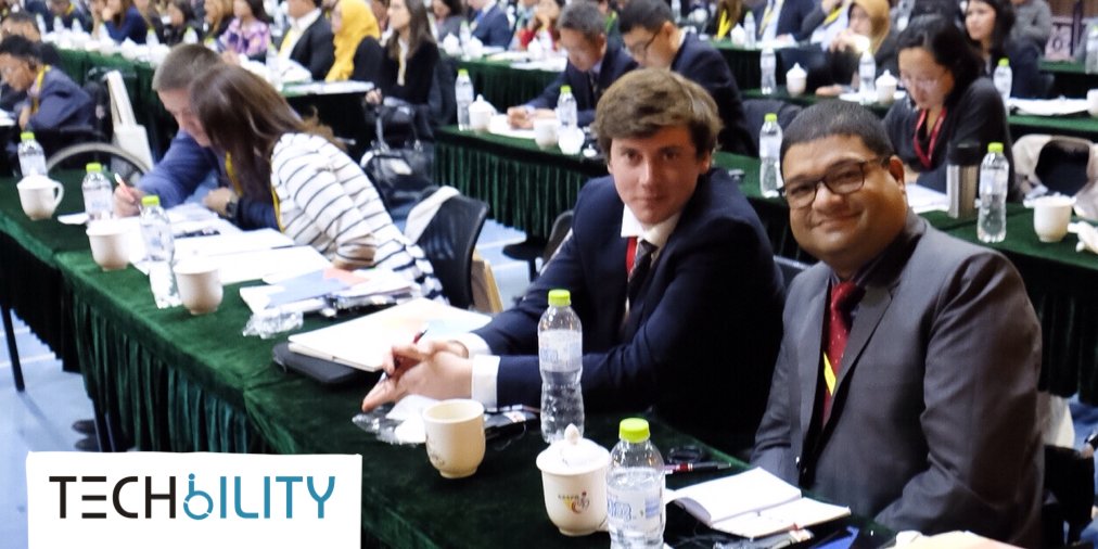 tech_bility's tweet photo. At ASEM with Joseph Damamme of Free University of Brussels. #asem #seminar #humanrights #disability #advocates #accessibility #assistedtech https://t.co/YNtlEw0T0r