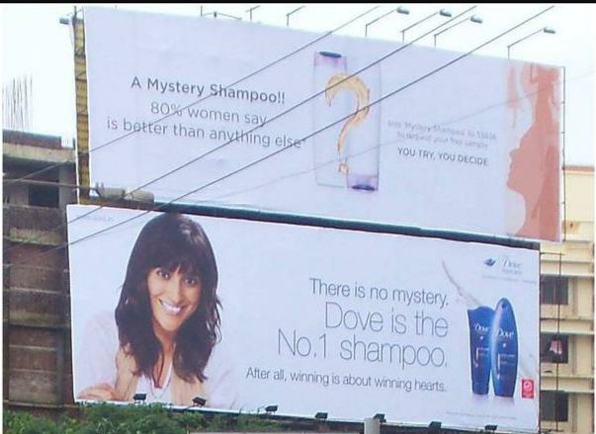 DAVIDTHE12's tweet photo. @PaolaMKT Una empresa iba a promocionar un nuevo shampoo usando tono misterioso, Dove aprovecho de esto  #CConsumidorUSFQ https://t.co/PgBCzJBcz5