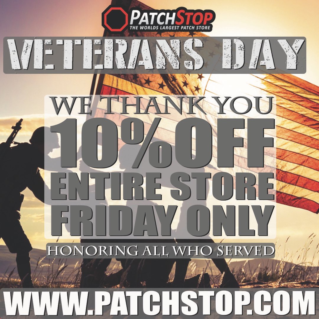 #veteransday #veterans #vets #veteranssupport #veterans4veterans #patchstop #patches patchstop.com/shop-all-patch…