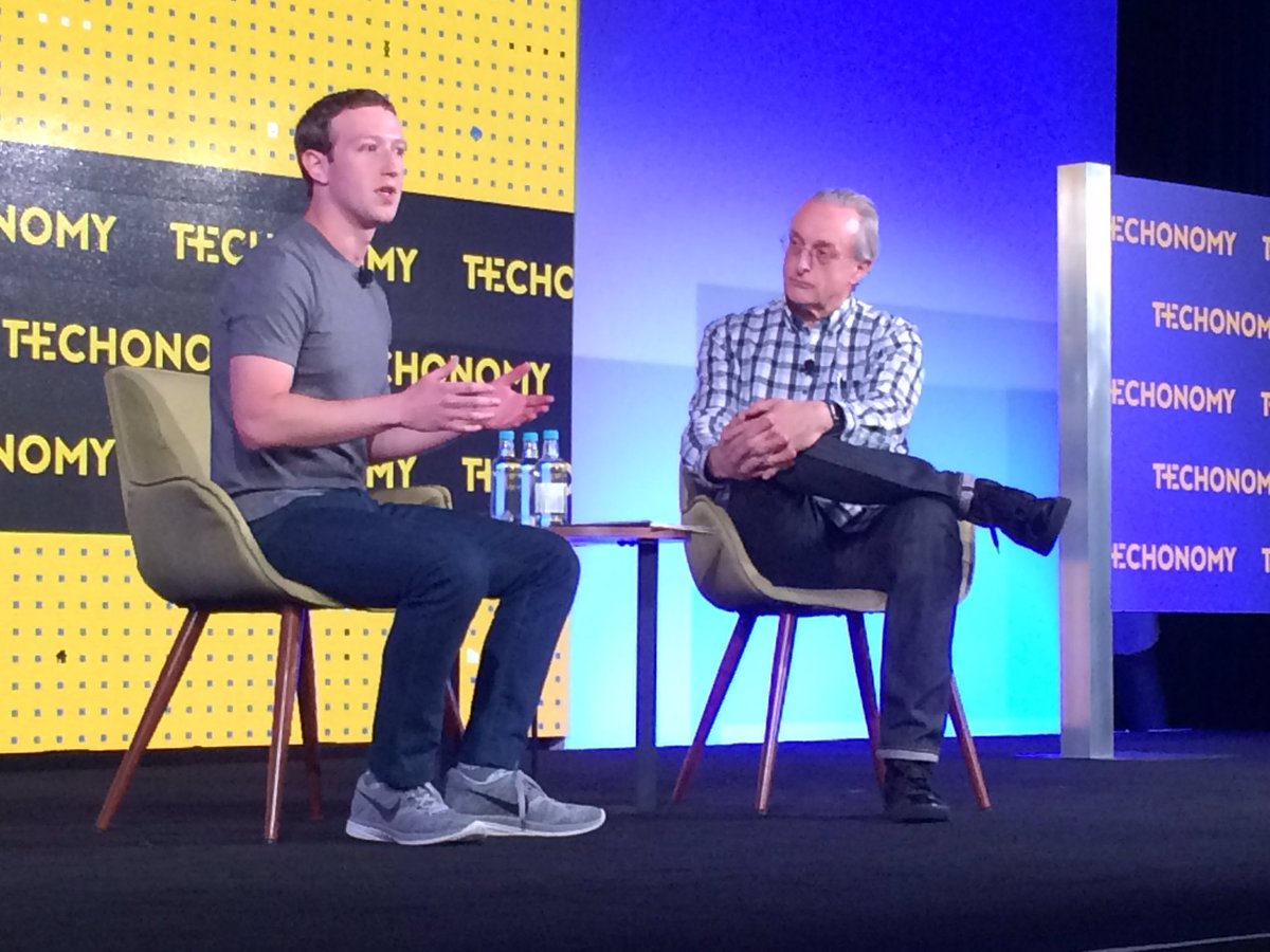 markcwebster's tweet image. Highlight of the day: getting to ask Mark Zuckerberg about his personal smart home AI project. #techonomy16