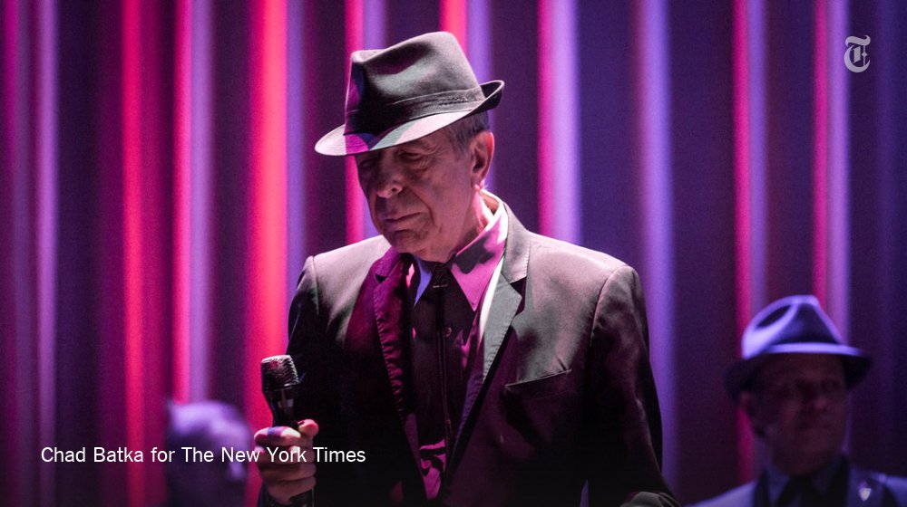 nytimes's tweet image. Leonard Cohen, epic and enigmatic songwriter, dies at 82 nyti.ms/2fi2k4y