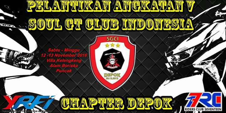 Jangan lewat kan event seru kita weekend ini <a href="/SGCIndonesia/">SoulGTClubIndonesia</a> Be there guys \m/