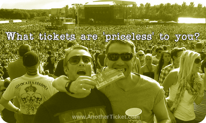 another_ticket's tweet photo. What tickets would you not swap for the world?
#tickets #priceless #events #neversell #anotherticket #bucketlist https://t.co/RPvQQl9OHp