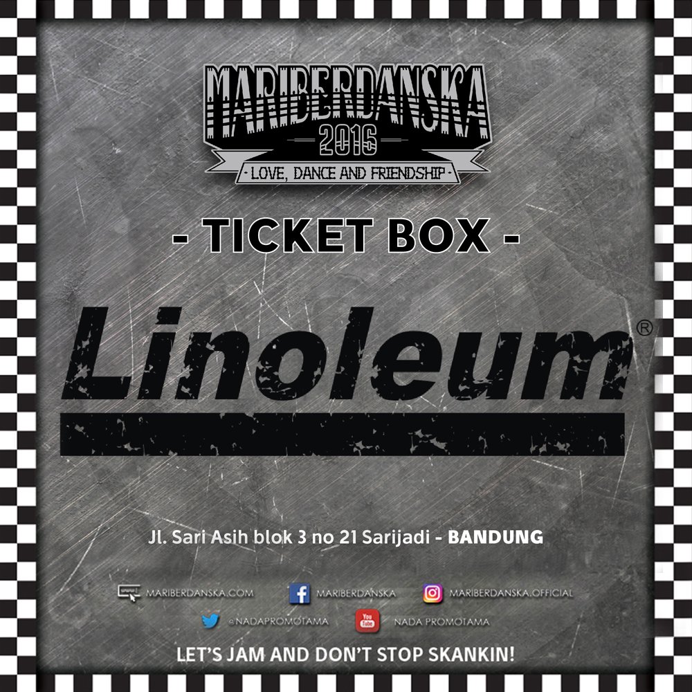 Get your Offline tiketbox for #ProjamMariBerdanska at  <a href="/linoleumshop21/">LINO.</a>  store

#projam
#ProjamMB2016
#MB2016
#MariBerdanska2016