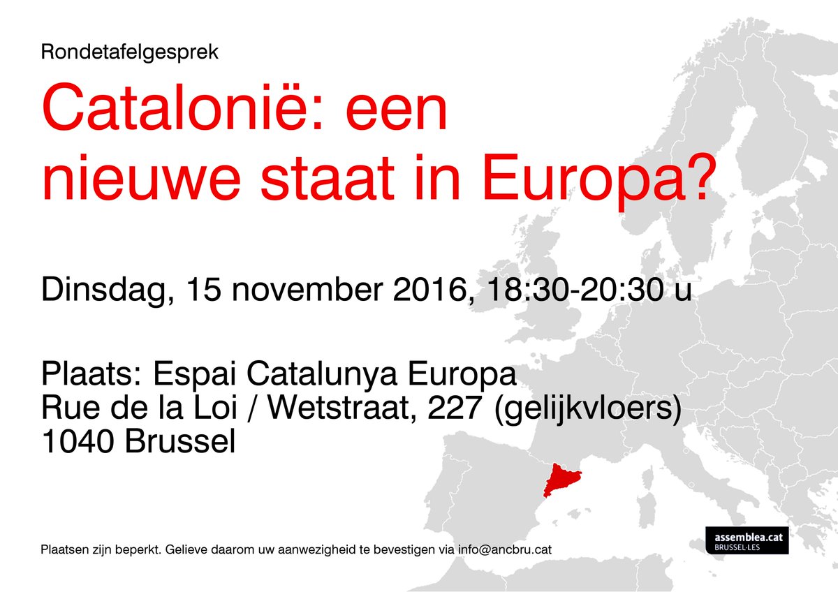 AncBru's tweet image. Enllaç al programa en CAT i NL debat a Brussel.les dimarts, 15 nov, 18:30 a Loi/Wet 227: assemblea.cat/?q=node/11518 #ANCdebatBRU @assemblea_int