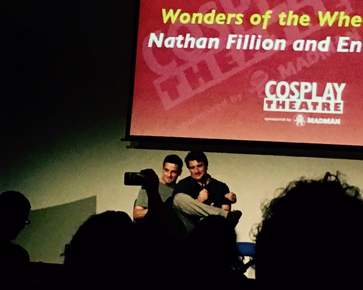 Snow_White8's tweet photo. @NathanFillion panels always crack me up! #SupanovaExpo #Firefly #ConMan #Community https://t.co/gJx4UkJ5bl