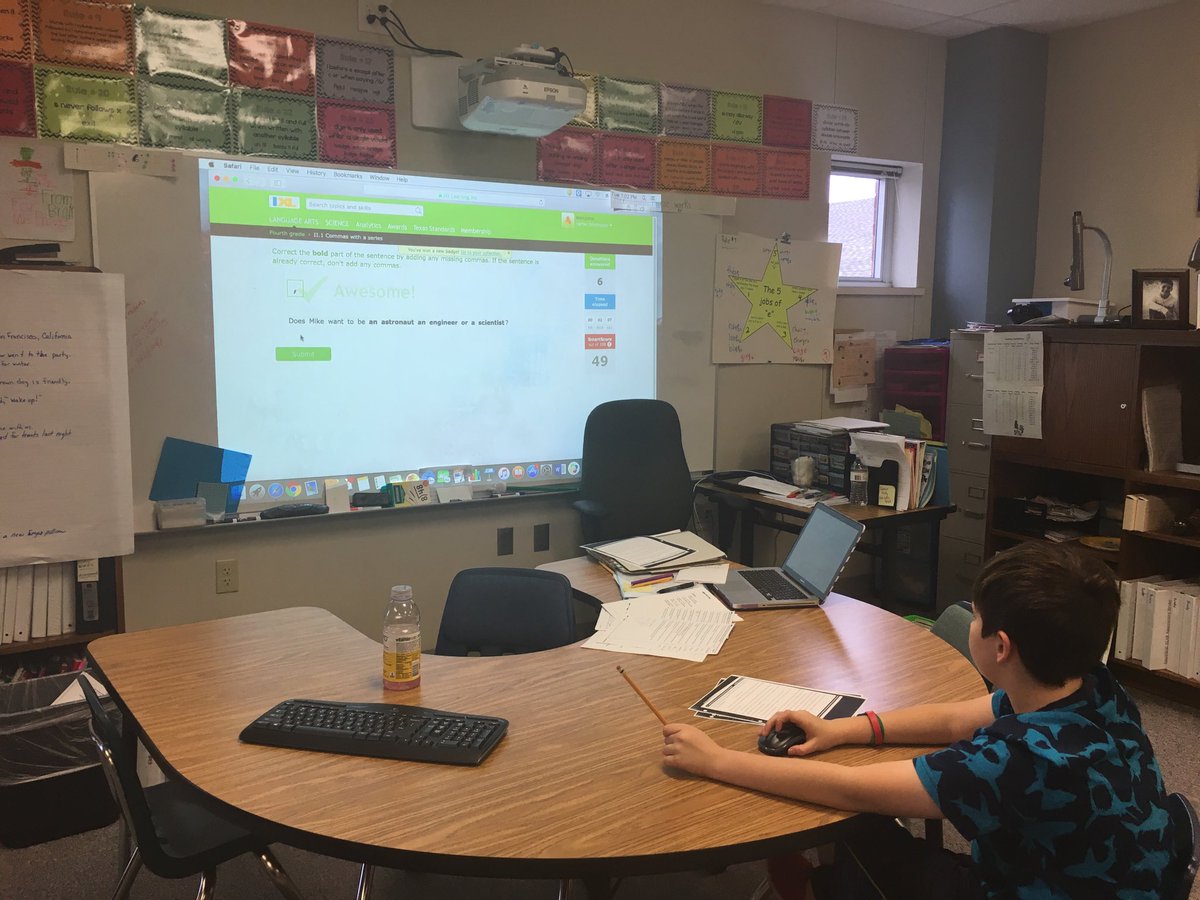 ProvoHeather's tweet photo. @treyw97 Trying out reading/writing trial on IXL! #ctecash @peggyperret https://t.co/3mbsbIMbf9