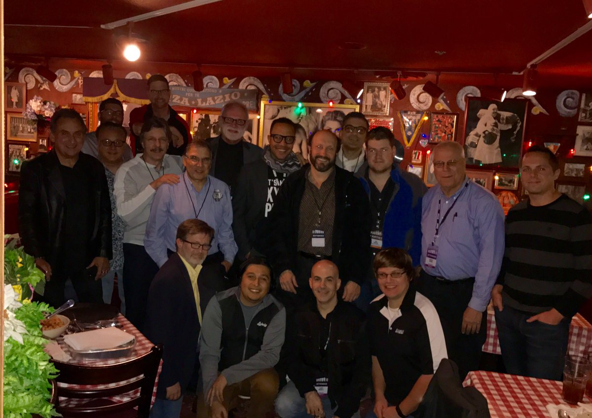 LudwigDrumsHQ's tweet image. Ludwig Artist Dinner at Buca in Indy for #pasic16