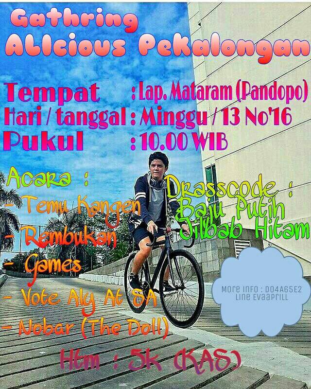 aliciouskalbar_'s tweet photo. INFO GATH
ALC Medan,Padang,Depok,Pekalongan 
More info chek pict guys!!!❤❤ https://t.co/Da33nHbqPI