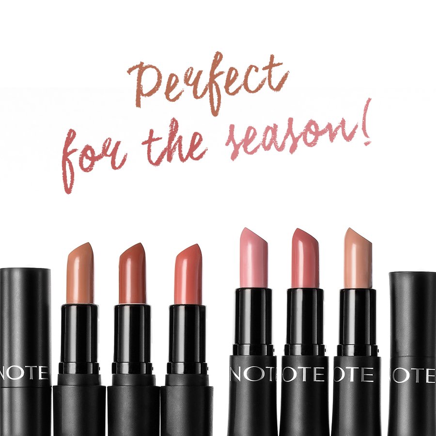 NoteSingapore's tweet photo. Let Autumn colors touch your lips!

Get them at 10% off with the code: "HELLONOV10"

#note_sg
Shop now: https://t.co/D0qvY3oIQN https://t.co/NWBTKPsik2