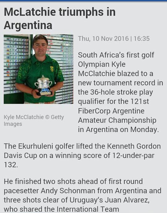 KingEdVIISchool's tweet image. #RedGolf @KingEdVIISchool Old Boy Kyle McClatchie class of 2015 #redstar ⛳🏌 well done!