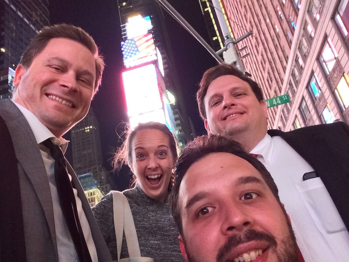 DanielBAnthony's tweet photo. Post #FreedomDinner2016 stroll through NYC w/the @AtlasNetwork team https://t.co/a7K9swlwgS