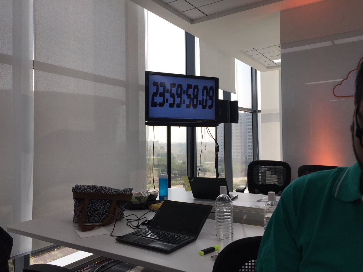 varma_luv's tweet photo. The count down begins ! #quest16 @ZSAssociates https://t.co/L8efItx51z
