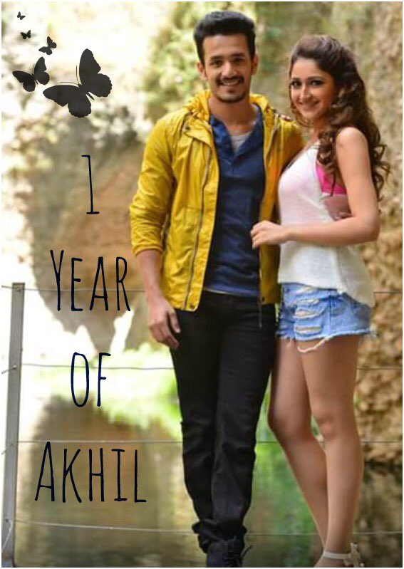 sayyeshaa's tweet photo. One year of #Akhil ...my first ever film and memories made for life! Time flies! 💃❤️ 
@actor_nithiin @AkhilAkkineni8 https://t.co/L8mJpIhYAv
