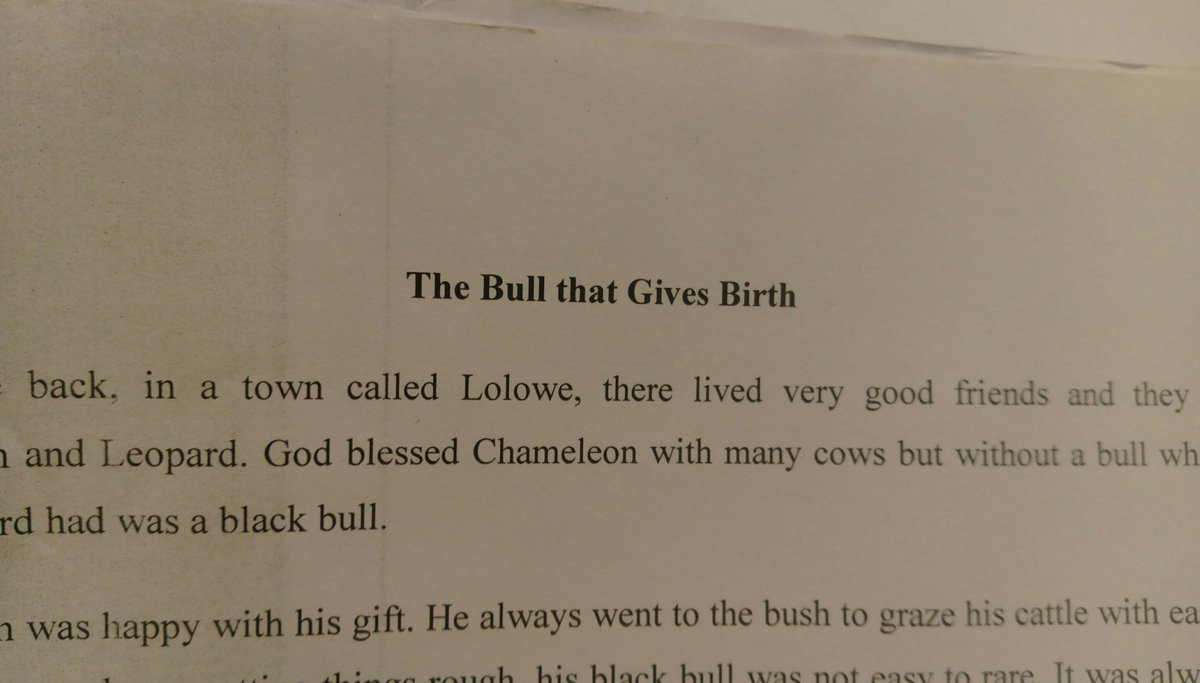 ssfolktales's tweet photo. The bull that gives birth, #kakwa #folktale, addresses property &amp; inheritance #law #ruleoflaw #southsudan @nicki_dk https://t.co/0bBQEHNBvw