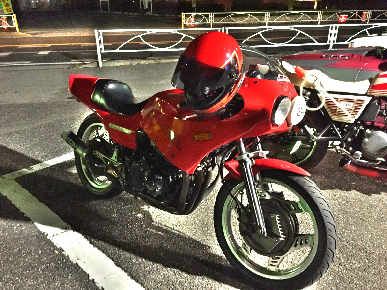 Wing Works ナチグロン Z400fx Cbx400f 同級生未だに族車 シブい